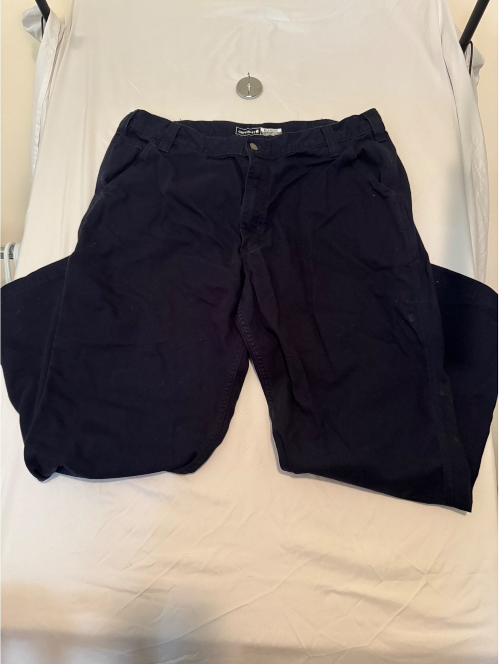 Carhartt Relaxed Fit Navy Work Pants (40x32) [COPY]